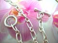 nternational accessories online, bali Oval and circular hoop chain necklace, made from 925 sterling silver 