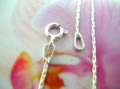 Handcrafted jewelry outlet factory, Stylish, sterling silver long chain necklace 