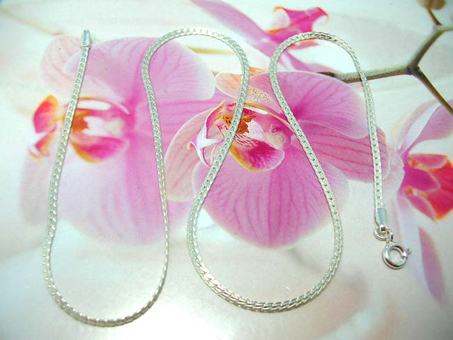 Fine collectible supply warehouse, Premier, 925. sterling silver braided chain necklace