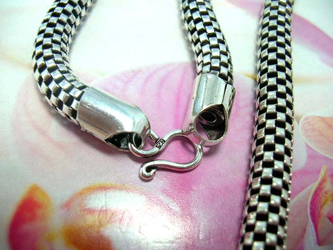 Collectible jewelry wholesale collection, Thick, 925. sterling silver in checkered fashion design