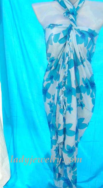 Youth summer rayon dress express store. Blue hibiscus aloha designed indonesia wrap dress in white 