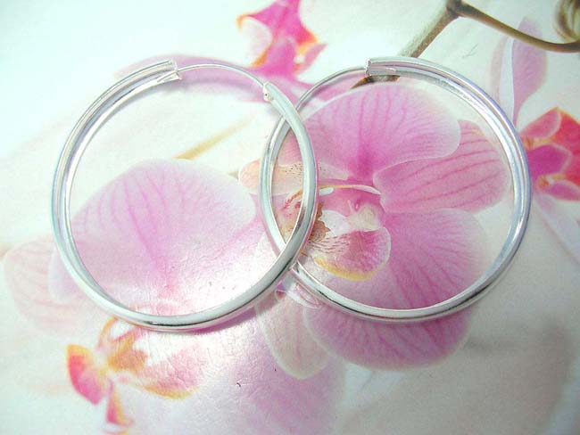 Ladies bali art fashion jewelry shopping catalog, Fine 925. sterling silver hoop earrings