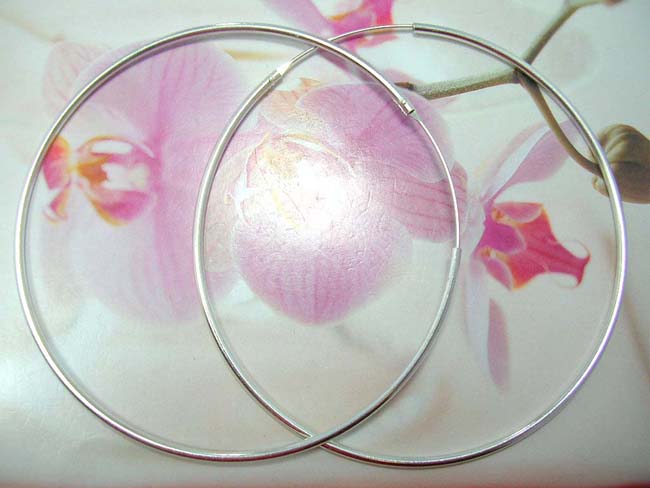 Jewelry online, bali gift supplier. Large balinese hoop earrings, made from 925. sterling silver 